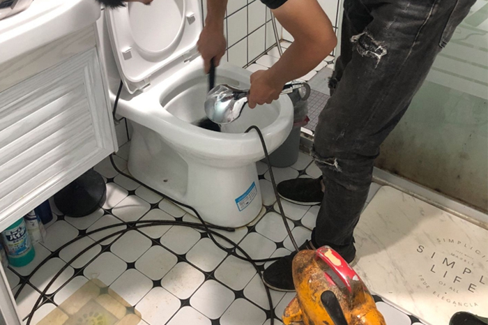 朗县疏通下水道